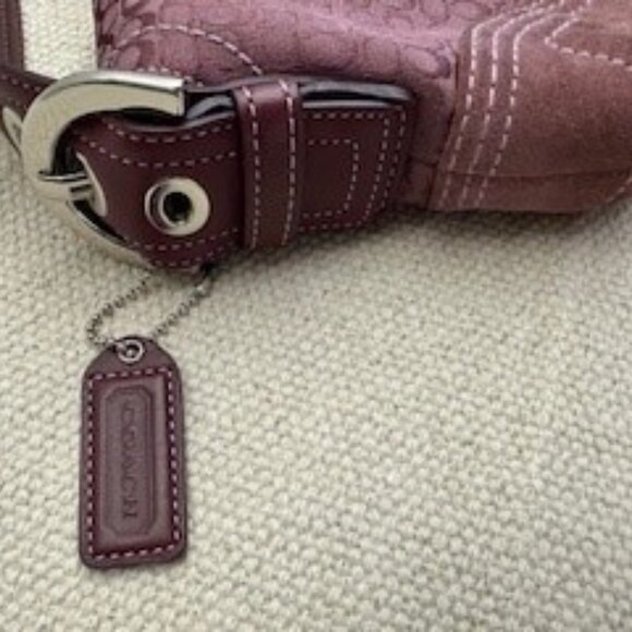 COACH Soho Mini Signature Bag - Lavender - Picture 5 of 9